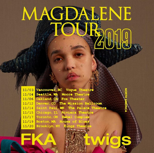 FKA Twigs Shares Cover Art, Tracklist, and World Tour Dates for New