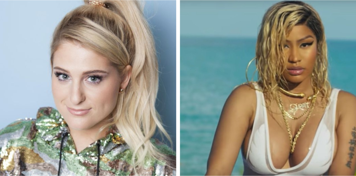 UK top 40: Meghan Trainor keeps Nicki Minaj off the top spot in the singles  chart with 'All About That Bass', The Independent