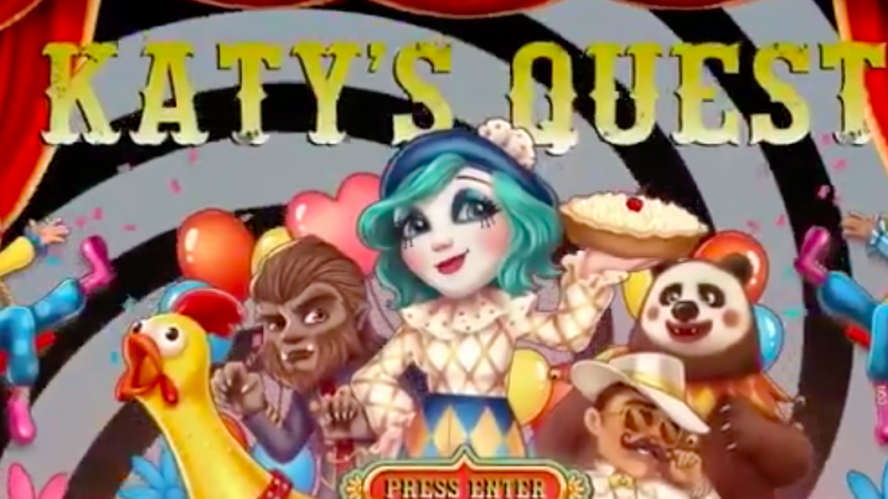 Katy Perry To Release Circus Video Game From Her Smile Music Video That Grape Juice