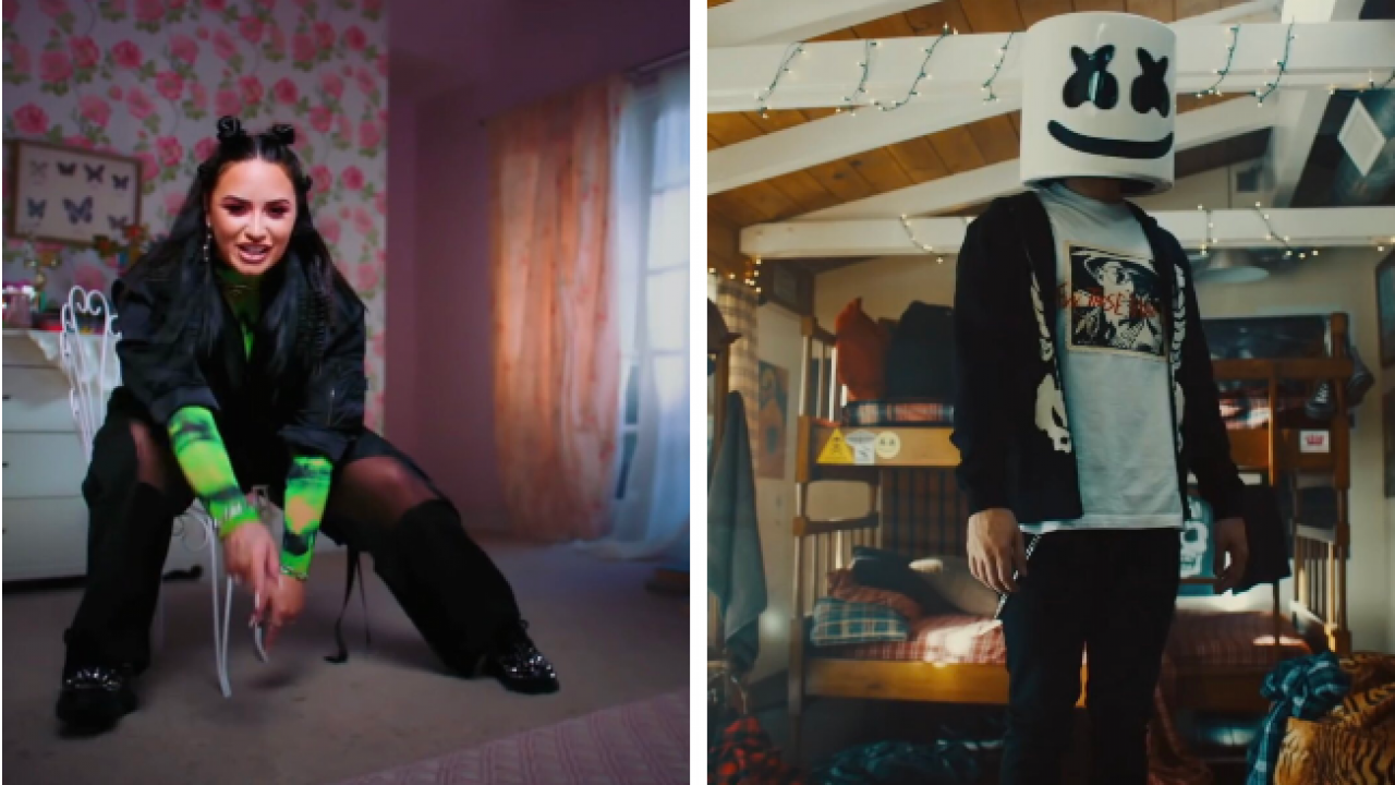 New Video: Marshmello & Demi Lovato - 'OK Not To Be OK' - That Grape Juice