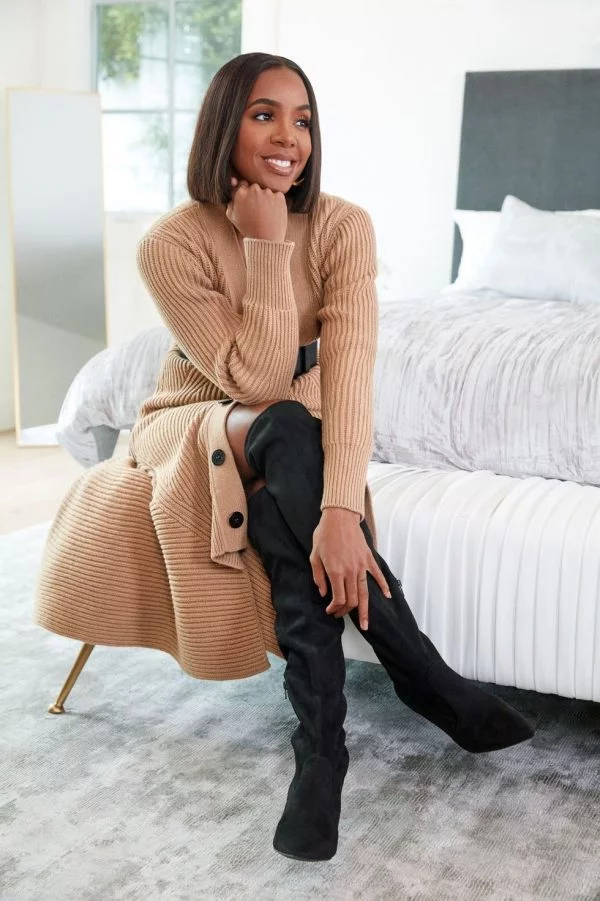 Kelly Rowland Stuns In JustFab Campaign Slide thatgrapejuice 6