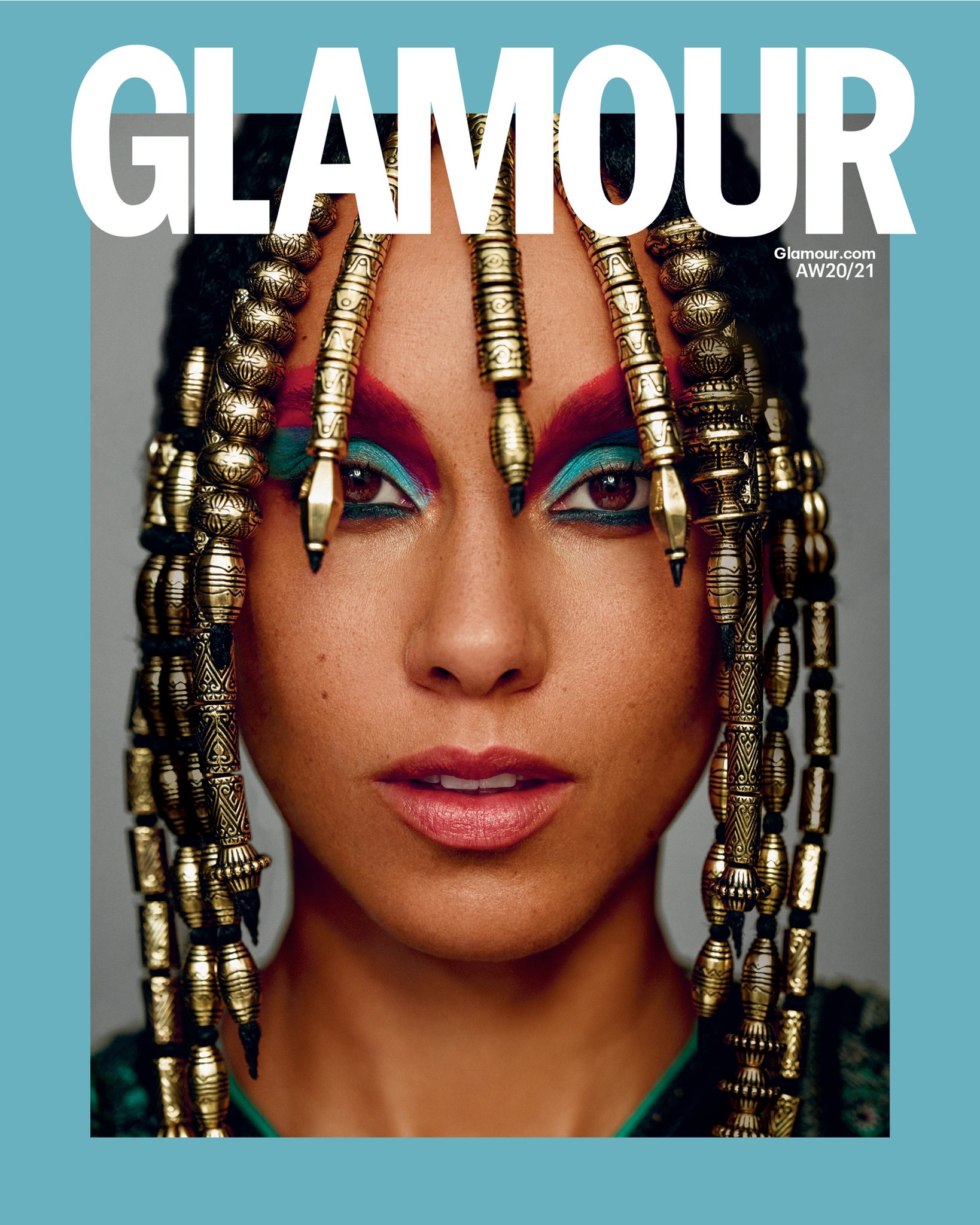 Alicia Keys Covers Glamour - That Grape Juice