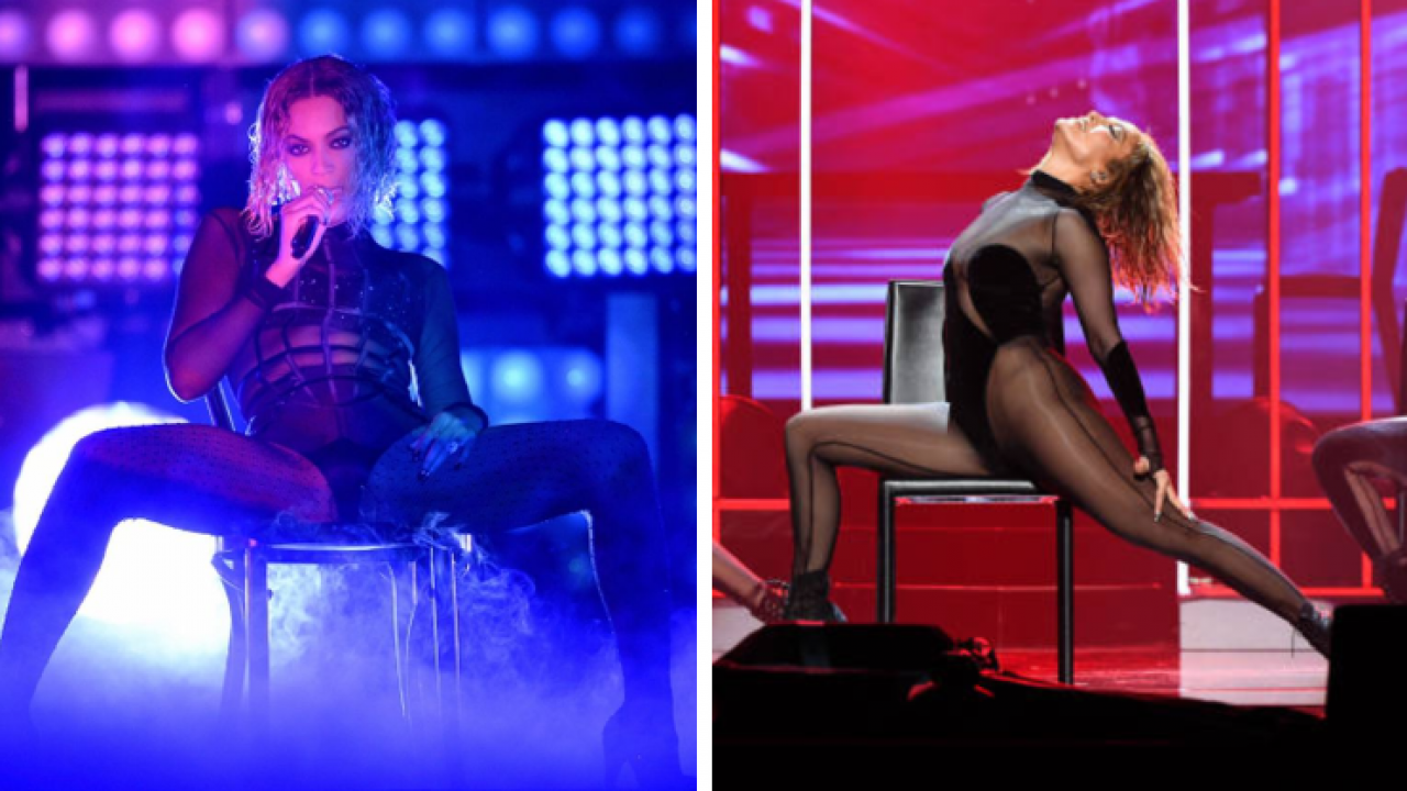 Amas Beyhive Slam Jennifer Lopez For Copying Beyonce S 14 Grammys Performance That Grape Juice