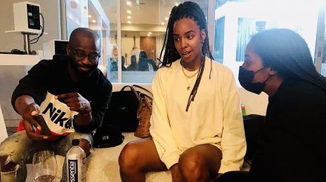 Kelly Rowland Hits The Studio With Bryan-Michael Cox