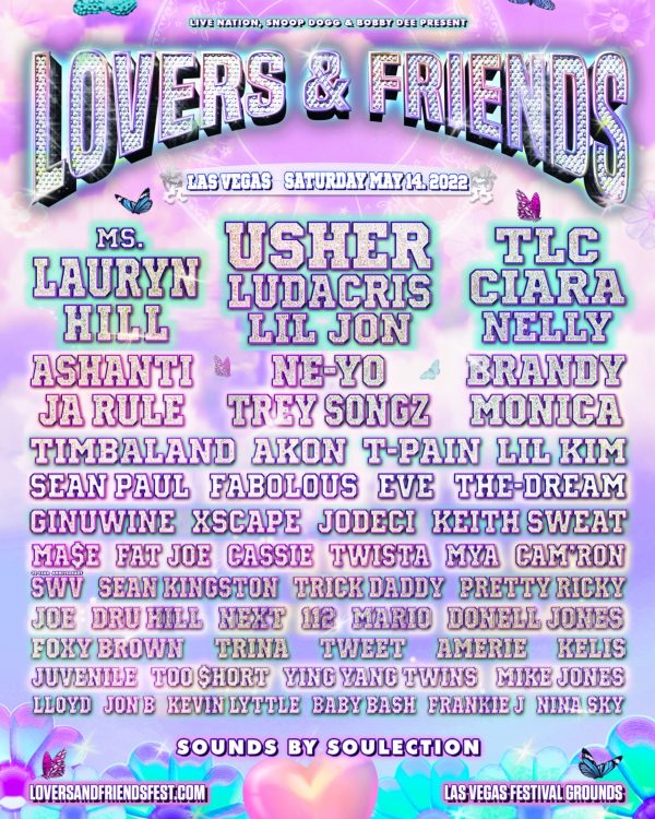 'Lovers & Friends Festival' Returns / Usher, Ciara, Lauryn Hill, Brandy