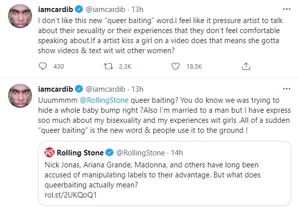 Cardi B Slams Accusations of Using Normani's 'Wild Side' Video for ...