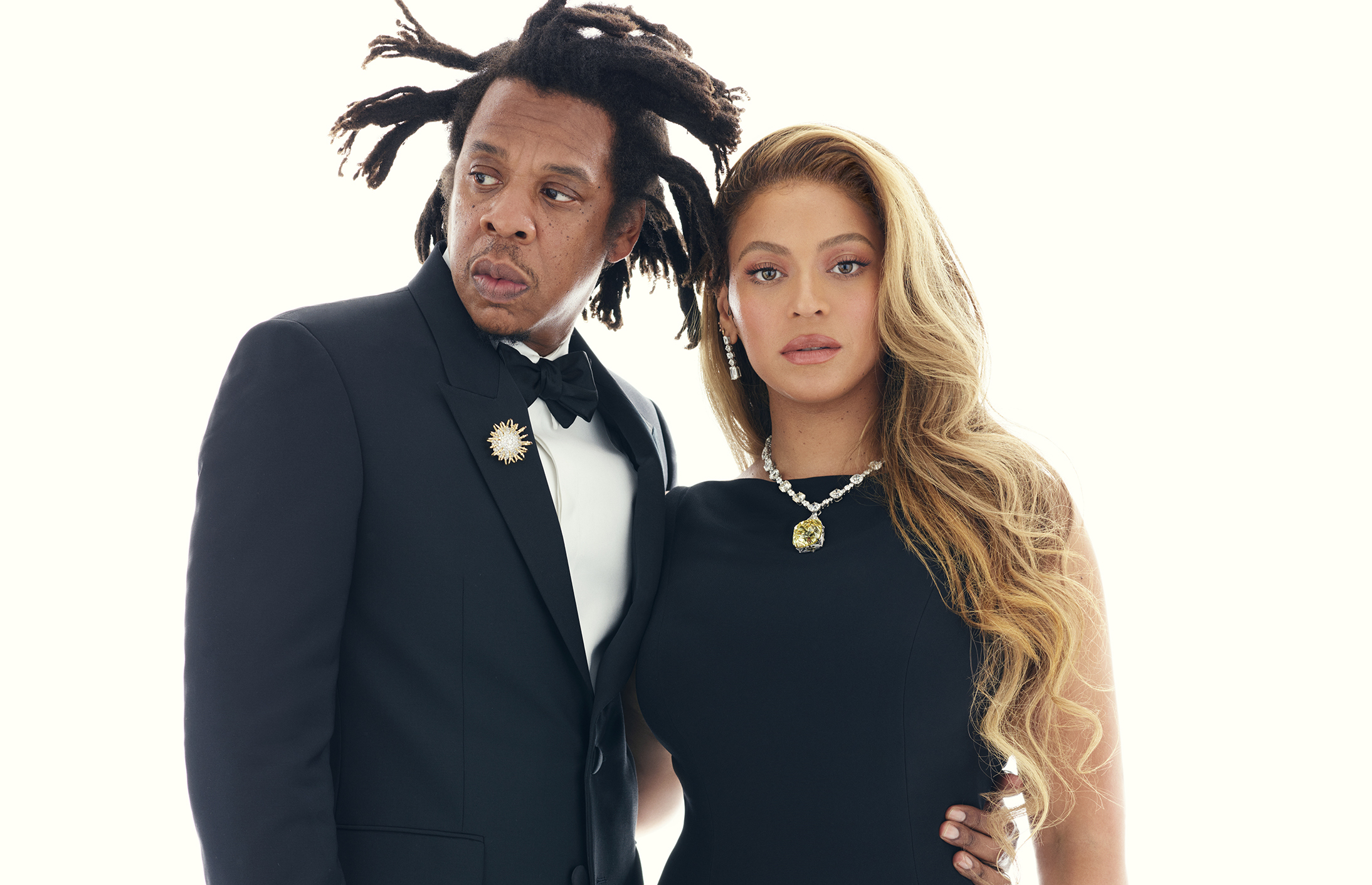 Beyonce Sparkles in New Tiffany & Co Promo with JAYZ That Grape Juice