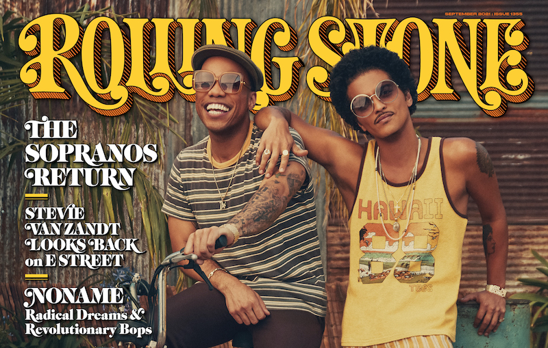 Bruno Mars & Anderson .Paak Cover Rolling Stone / Reveal Silk Sonic