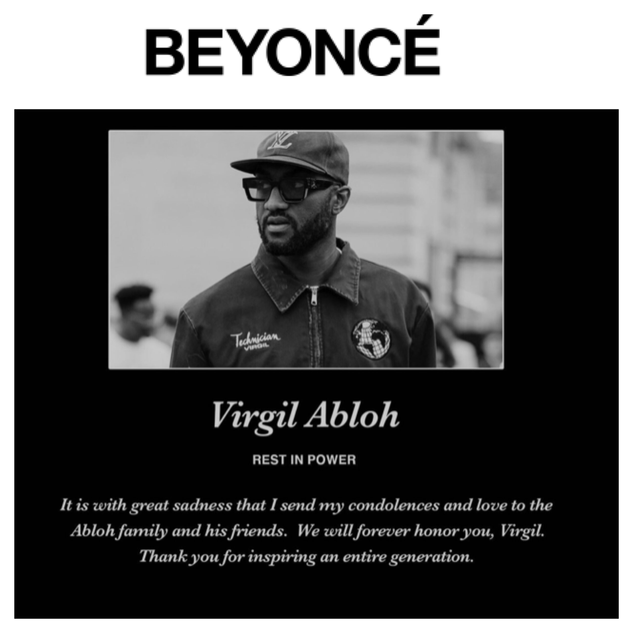 Virgil Abloh: Celebrities React to Designers Death After Cancer Battle