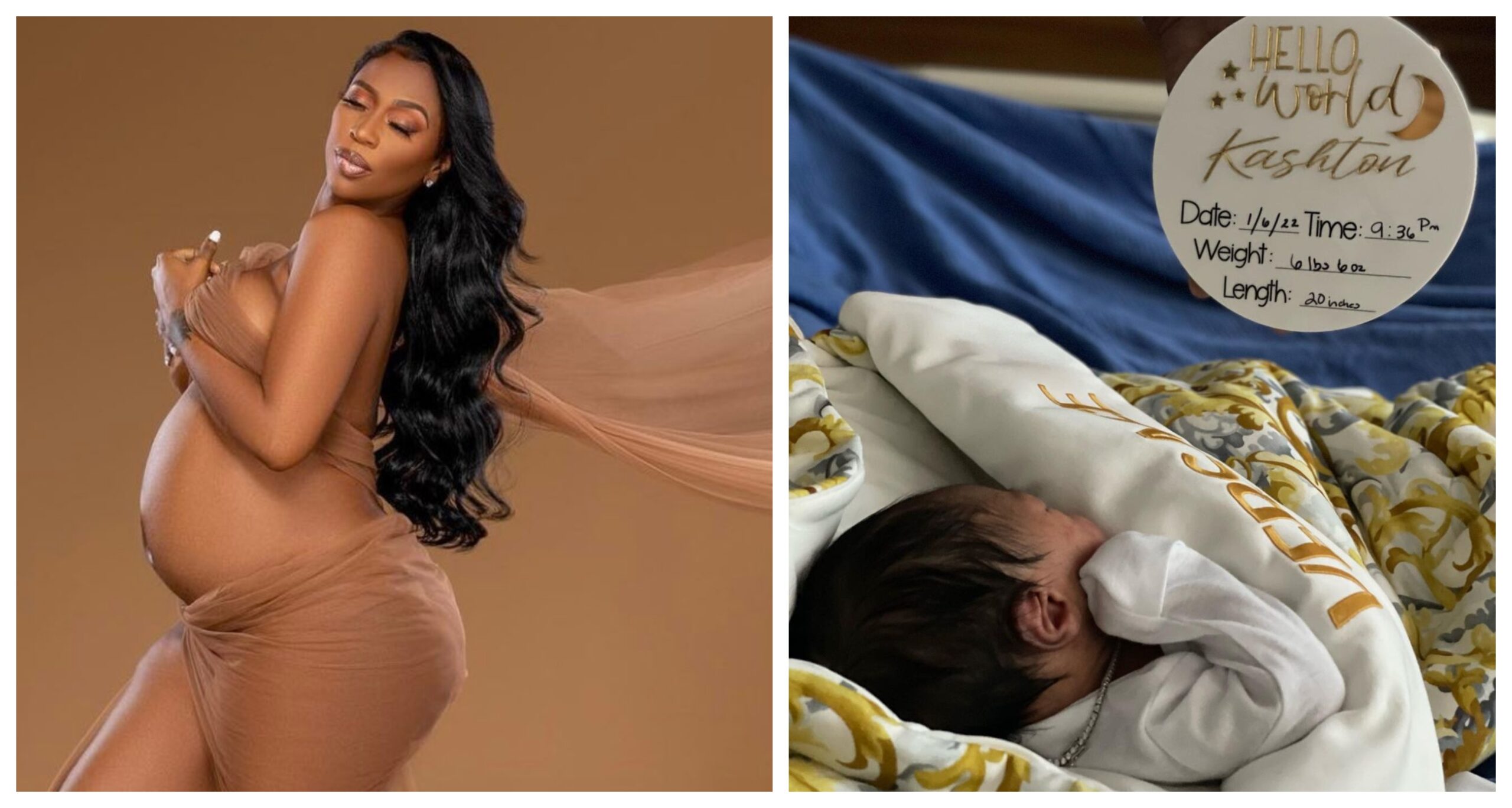 Kash Doll Gives Birth to Baby Boy / Shares Name & First Look - That Grape  Juice