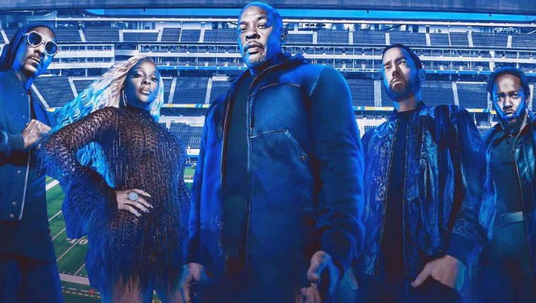 Dr. Dre, Kendrick Lamar, Eminem, Snoop Dogg, and Mary J. Blige Perform 2022 Super  Bowl Halftime Show: Watch