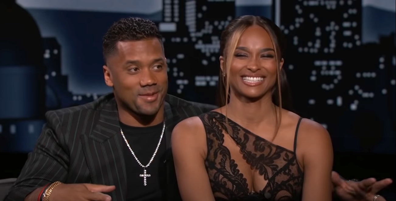 Russell Wilson and Ciara at the 2022 US Open, Friday, Sep. 2, 2022