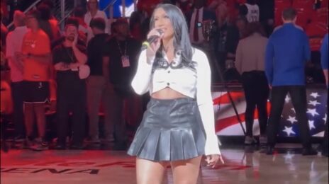 Watch: Queen Naija Soars with US National Anthem at Heat vs Hawks Game