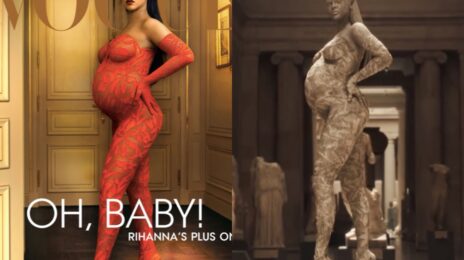 Pregnant Rihanna Honored With Marble Statue At The Met Gala