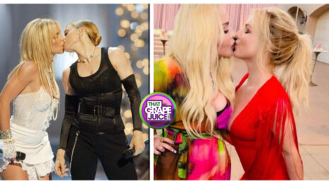 Madonna & Britney Spears Recreate Their Iconic VMAs Kiss...at Britney's Wedding!