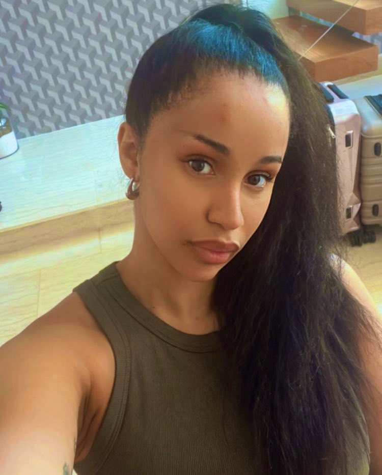 Cardi B Shows Off Her Natural Hair On Instagram
