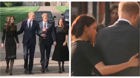 Meghan Markle & Prince Harry Reunite with Prince William & Kate Middleton to Greet Mourners After Queen Elizabeth's Death