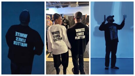 Kanye West Wears 'White Lives Matter' Shirt Alongside Candace Owens at Yeezy YZYSZN9 Show