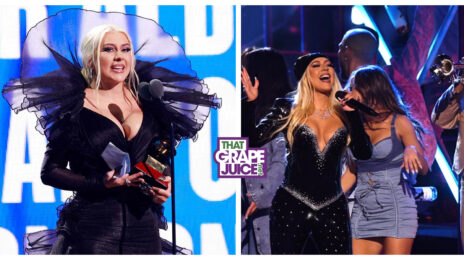 Watch: Christina Aguilera Wins Second Latin GRAMMY / Performs 'Cuando Me De La Gana' With Christian Nodal