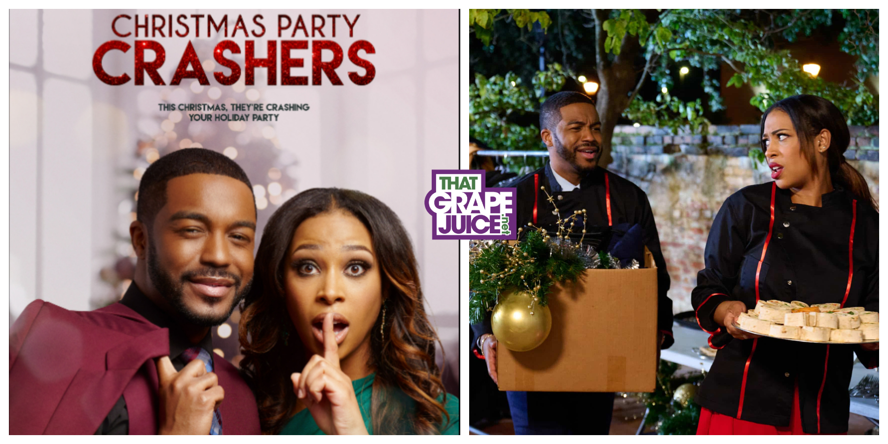 Movie Trailer 'Christmas Party Crashers' on BET+ [Watch] That Grape