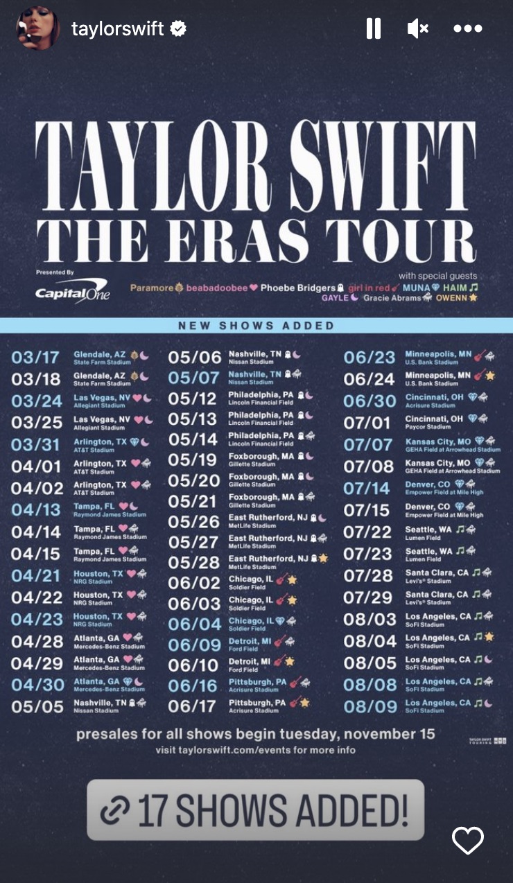 Taylor Swift Eras Tour Schedule And Reviews Image To U