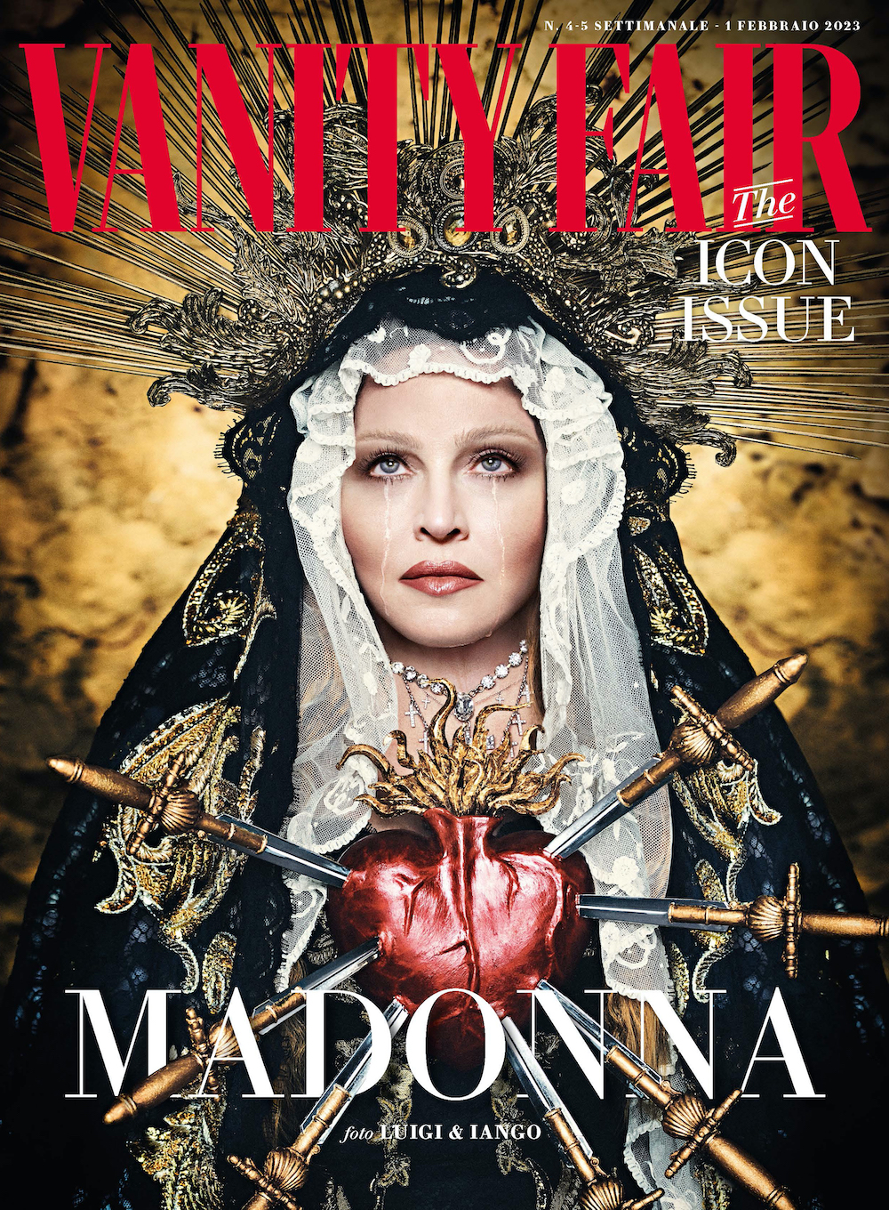 Madonna Recreates The Last Supper for Vanity Fair's Icon Issue After