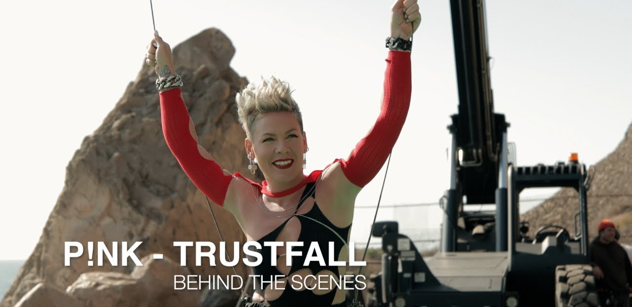 Behind the Scenes P!nk's 'Trustfall' Music Video [Watch] That Grape