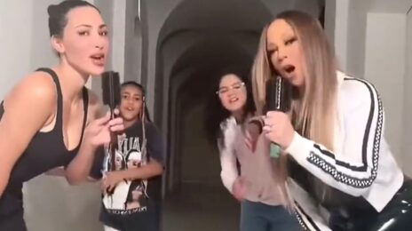 Mariah Carey & Kim Kardashian Team Up for 'It's A Wrap' Challenge with Their Kids