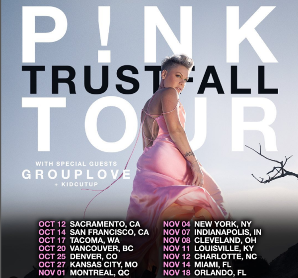 pink trustfall tour dates canada