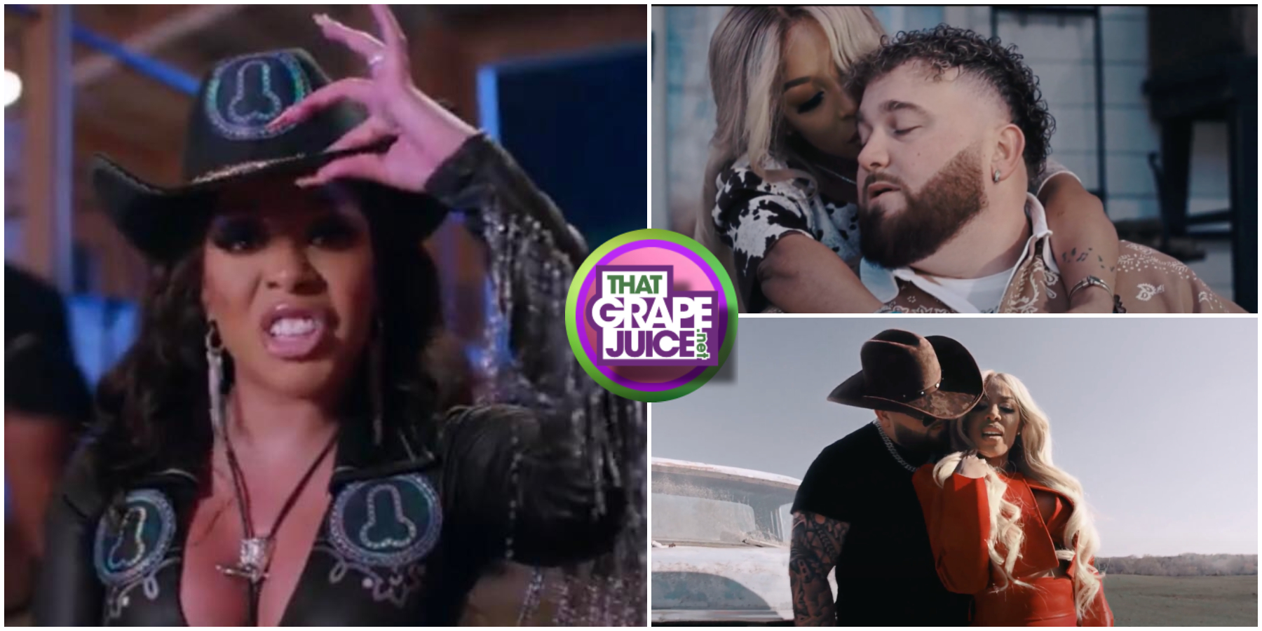 New Videos: K. Michelle – ‘Country Love Song’ (with Justin Champagne) & ‘Wherever the D May Land’ (with Gloss Up)