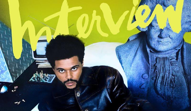 The Weeknd Covers Interview Magazine / Dishes on New Show ‘The Idol’