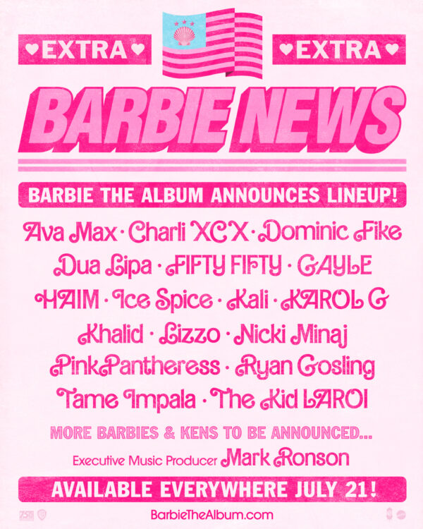 'Barbie' Movie Soundtrack Unboxed Nicki Minaj, Ice Spice, Aqua, Dua