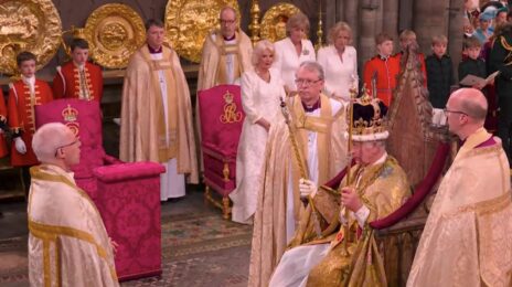 King Charles III Officially Crowned at Coronation Ceremony Attended by Prince Harry, Katy Perry, Lionel Richie, & More