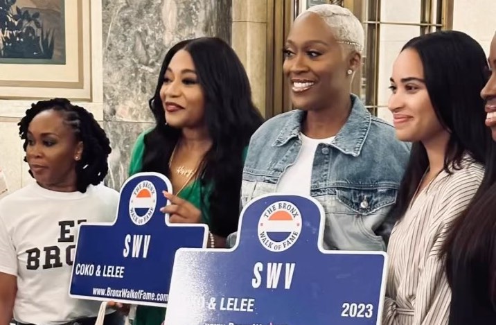 SWV Honored with a Street Named After Them & Get Inducted Into The Bronx Walk of Fame