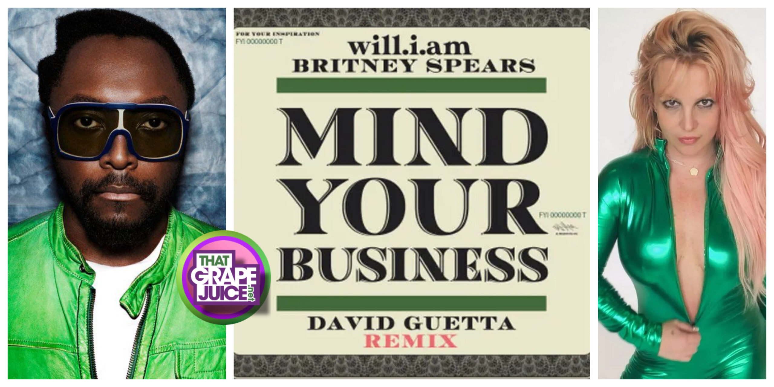 New Song: Will.I.Am & Britney Spears – ‘Mind Your Business (Remix)’ [featuring David Guetta]
