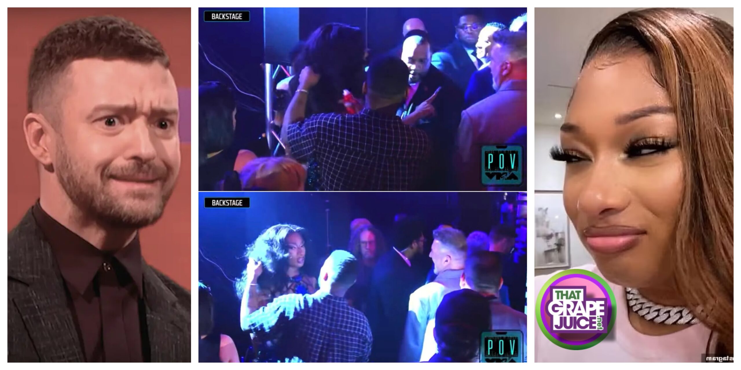 The moment of Megan Thee Stallion & Justin Timberlake at 2023 MTV VMAs, by  Frudia, Sep, 2023