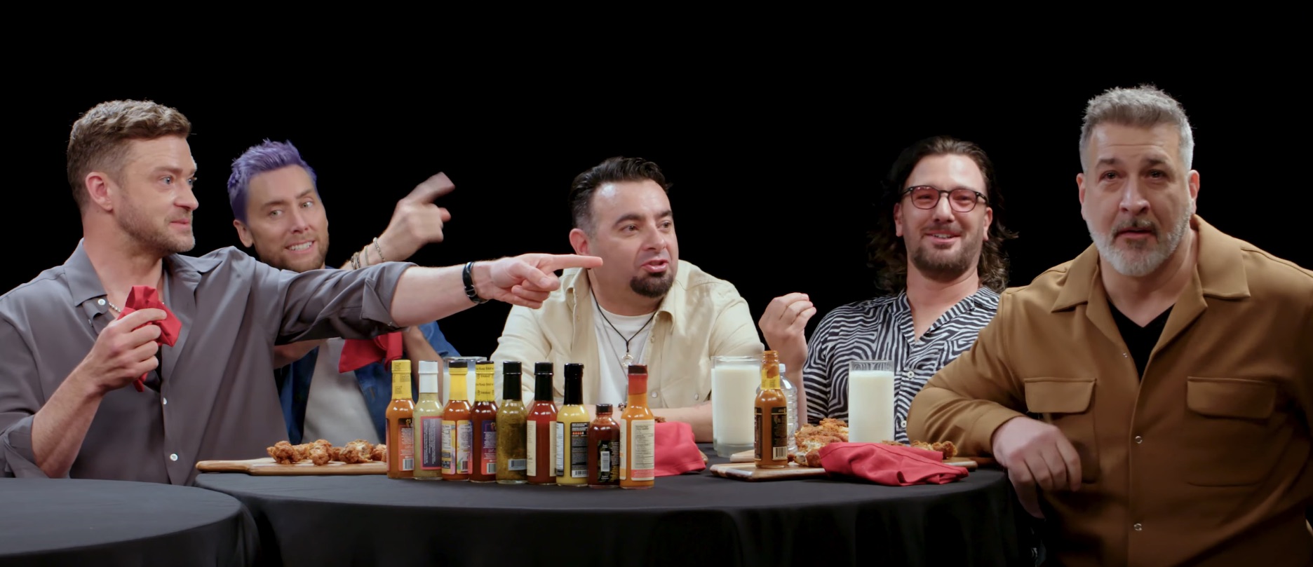 NSYNC Turn Up the Heat on ‘Hot Ones’ / Dish on New Reunion Single ‘Better Place’