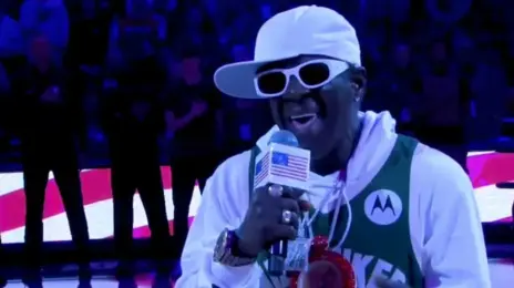 NBA Fans React to Flavor Flav's "Horrible" National Anthem Performance at Bucks vs. Hawks / What Did You Think?
