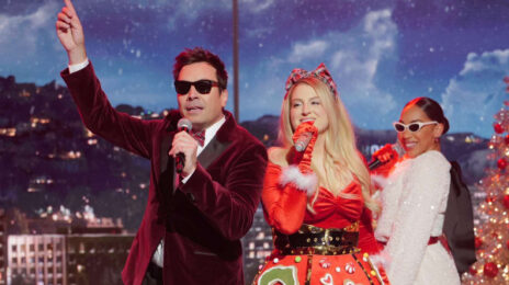 Watch: Jimmy Fallon & Meghan Trainor Perform 'Wrap Me Up' on 'Kimmel' / Holiday Hit Enters Billboard As Week's Overall Top-Selling New Song