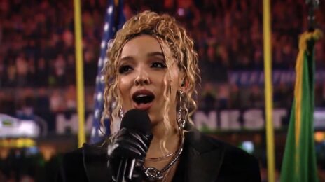 Watch: Tinashe Performs the US National Anthem at Seahawks v 49ers NFL Game