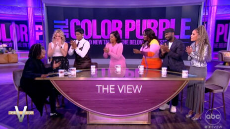 Full Circle Moment: 'Color Purple' Stars Fantasia, Danielle Brooks, & Taraji P. Henson Lead Emotional Standing Ovation for Whoopi Goldberg on 'The View'
