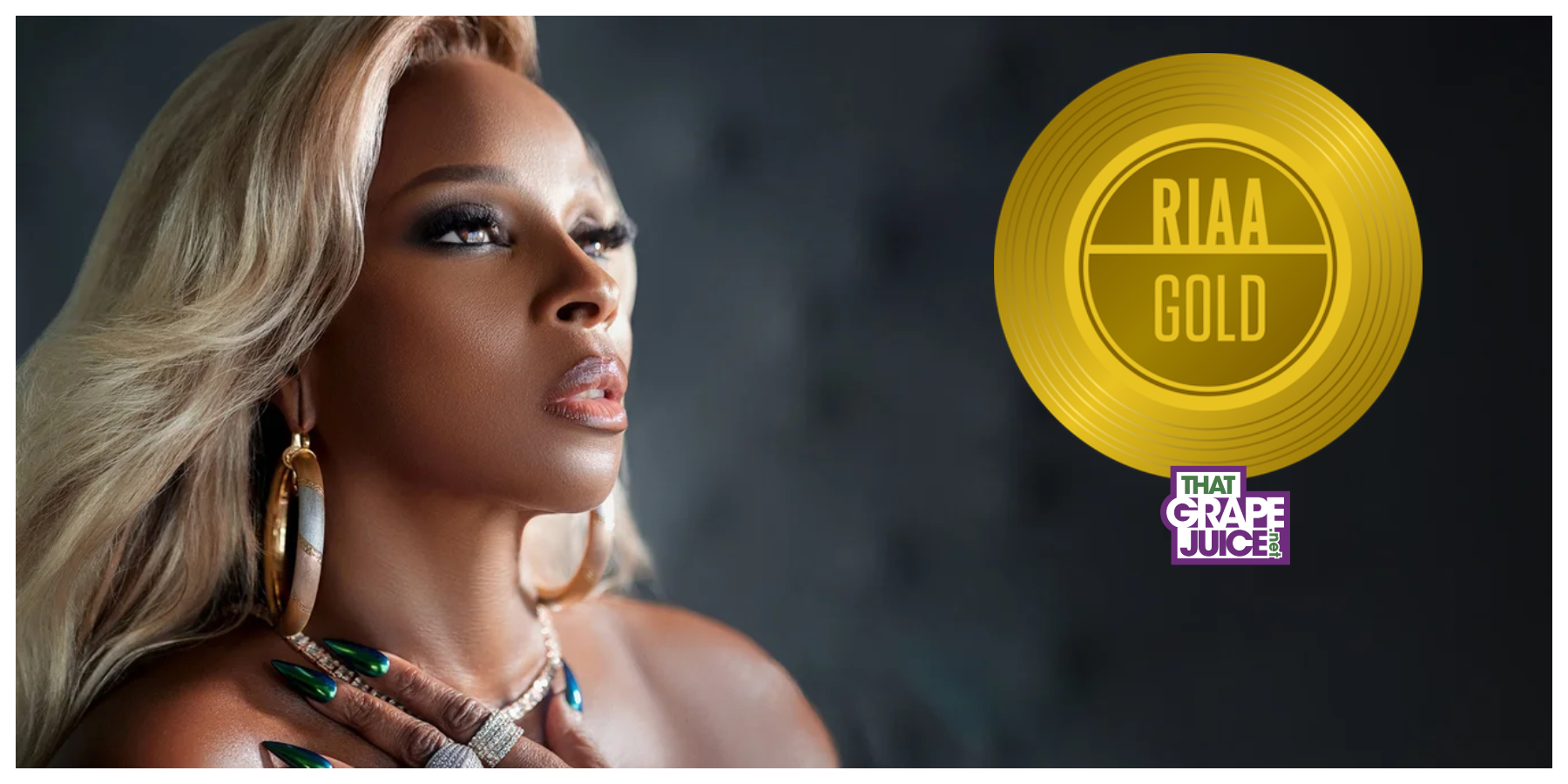 RIAA 'Good Morning Mary J. Blige's First Gold Single