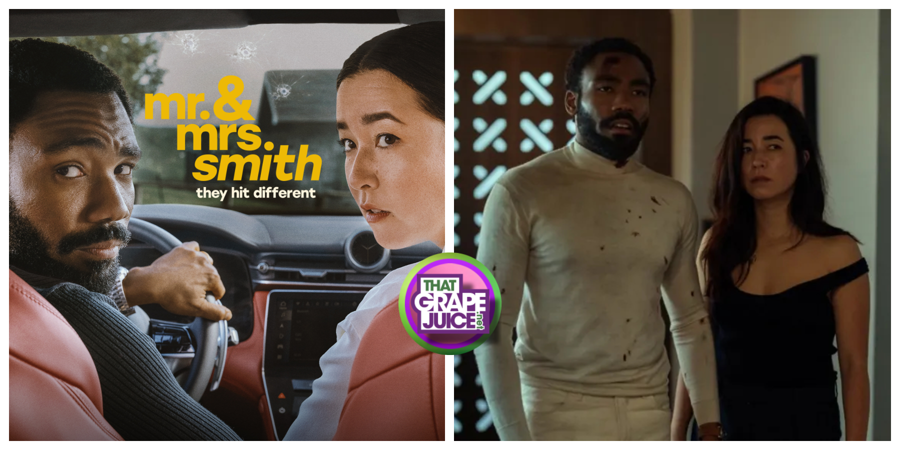 TV Trailer: Donald Glover & Maya Erskine Star in Prime Video’s ‘Mr. & Mrs. Smith’ [Season 1]