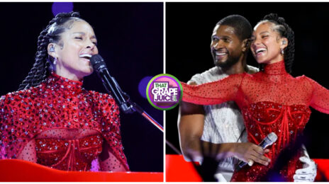 Alicia Keys Goes Behind the Scenes of Usher Super Bowl Halftime Show / Suggests Heavy Cape Caused Her "Infamous" Voice Crack [Watch]