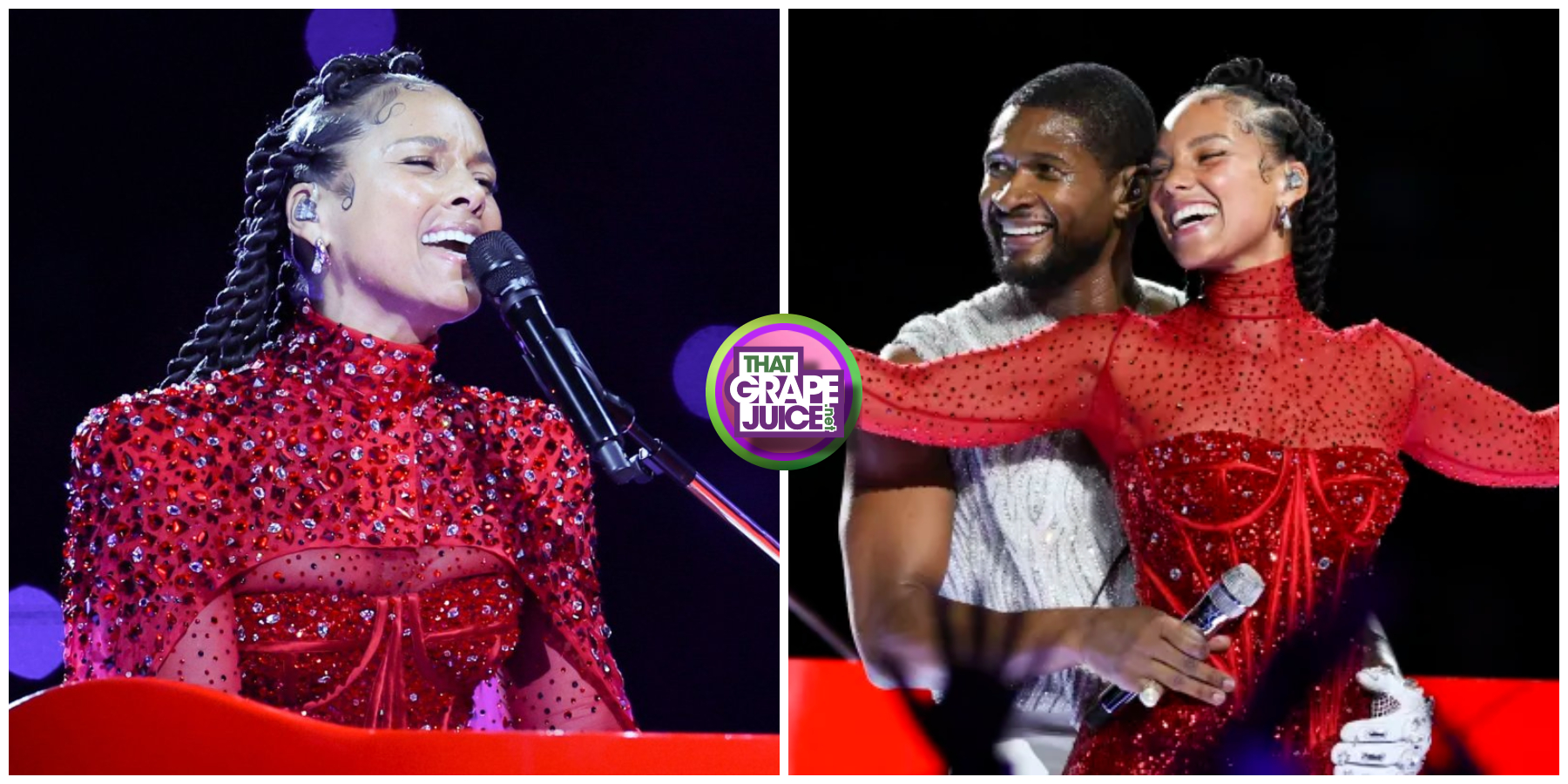 Alicia Keys Goes Behind the Scenes of Usher Super Bowl Halftime Show / Suggests Heavy Cape Caused Her “Infamous” Voice Crack [Watch]