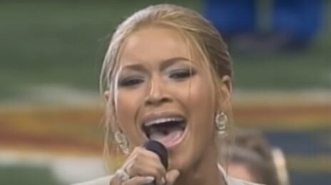 From The Vault: Beyonce Wows with the US National Anthem at the Super Bowl 2004