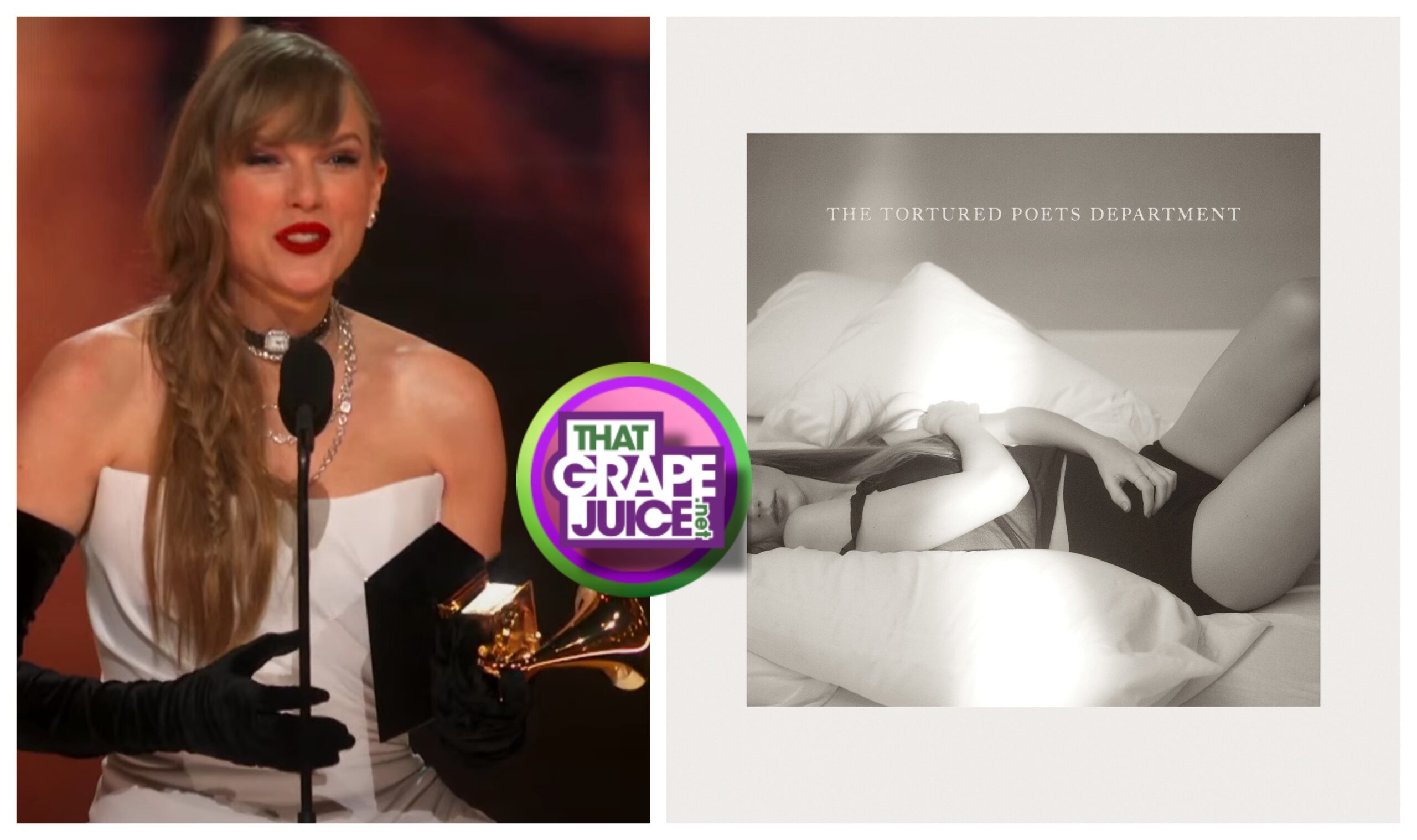 Surprise! Taylor Swift Announces New Album ‘The Tortured Poets Department’ at the GRAMMYs 2024