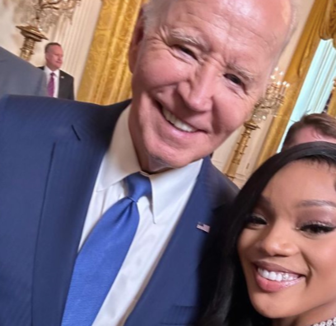GloRilla Meets Joe Biden During Women’s History Month Reception