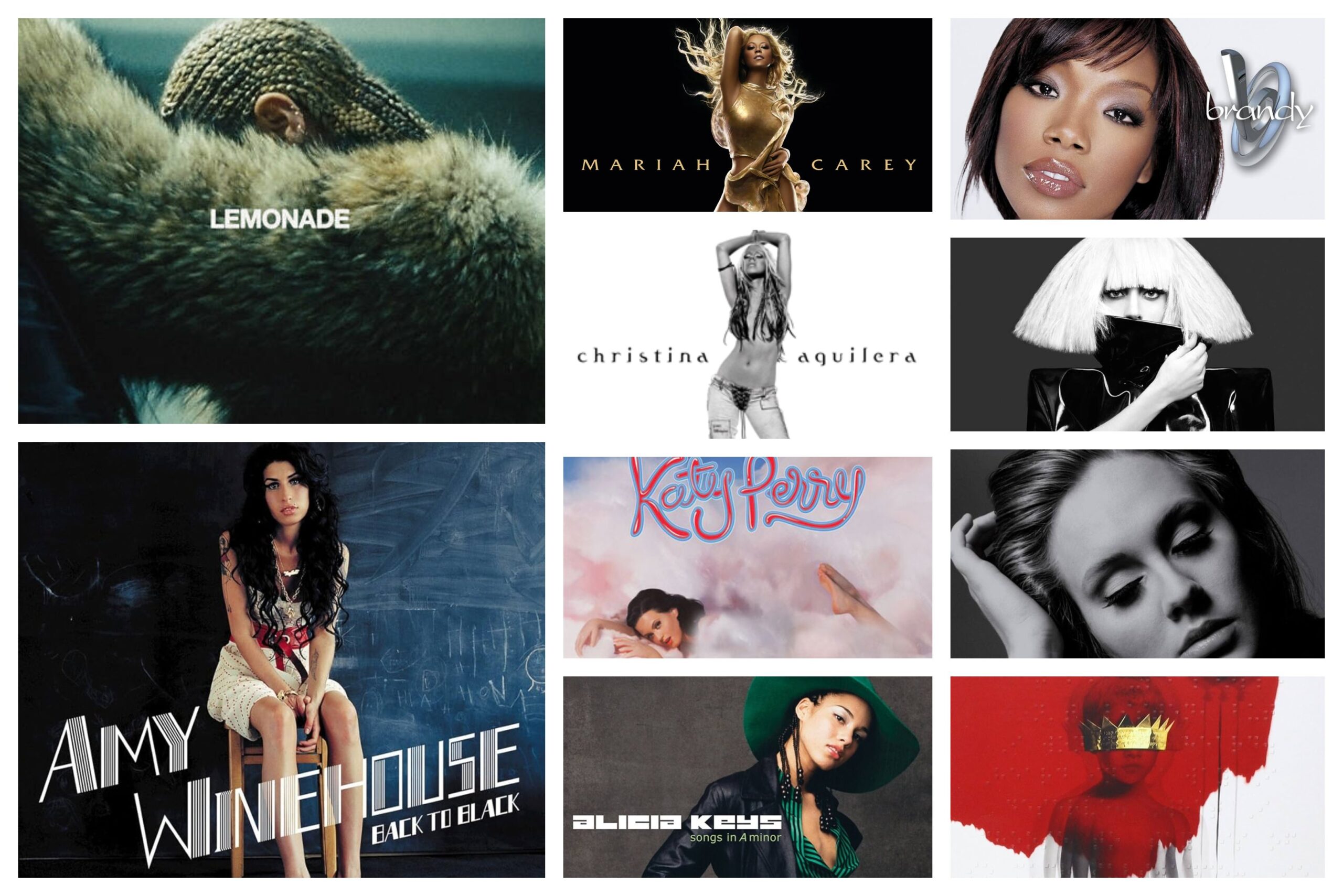 Apple Music Ranks Beyonce’s ‘Lemonade’ & Amy Winehouse’s ‘Back to Black’ as Best Female Albums of the CENTURY