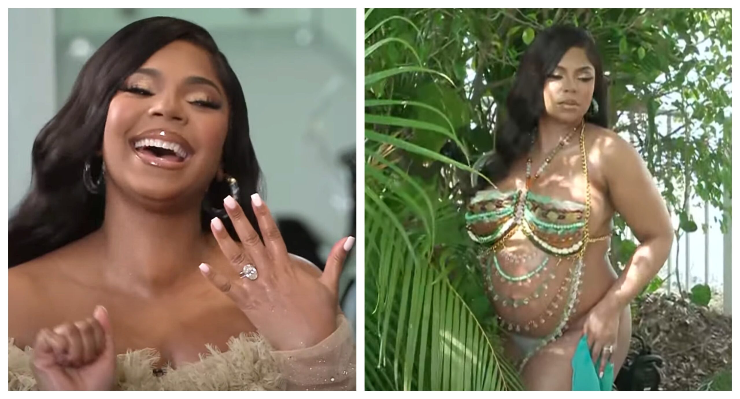 Ashanti Spills on Pregnancy, Nelly’s Proposal, Marriage & More on Maternity Shoot